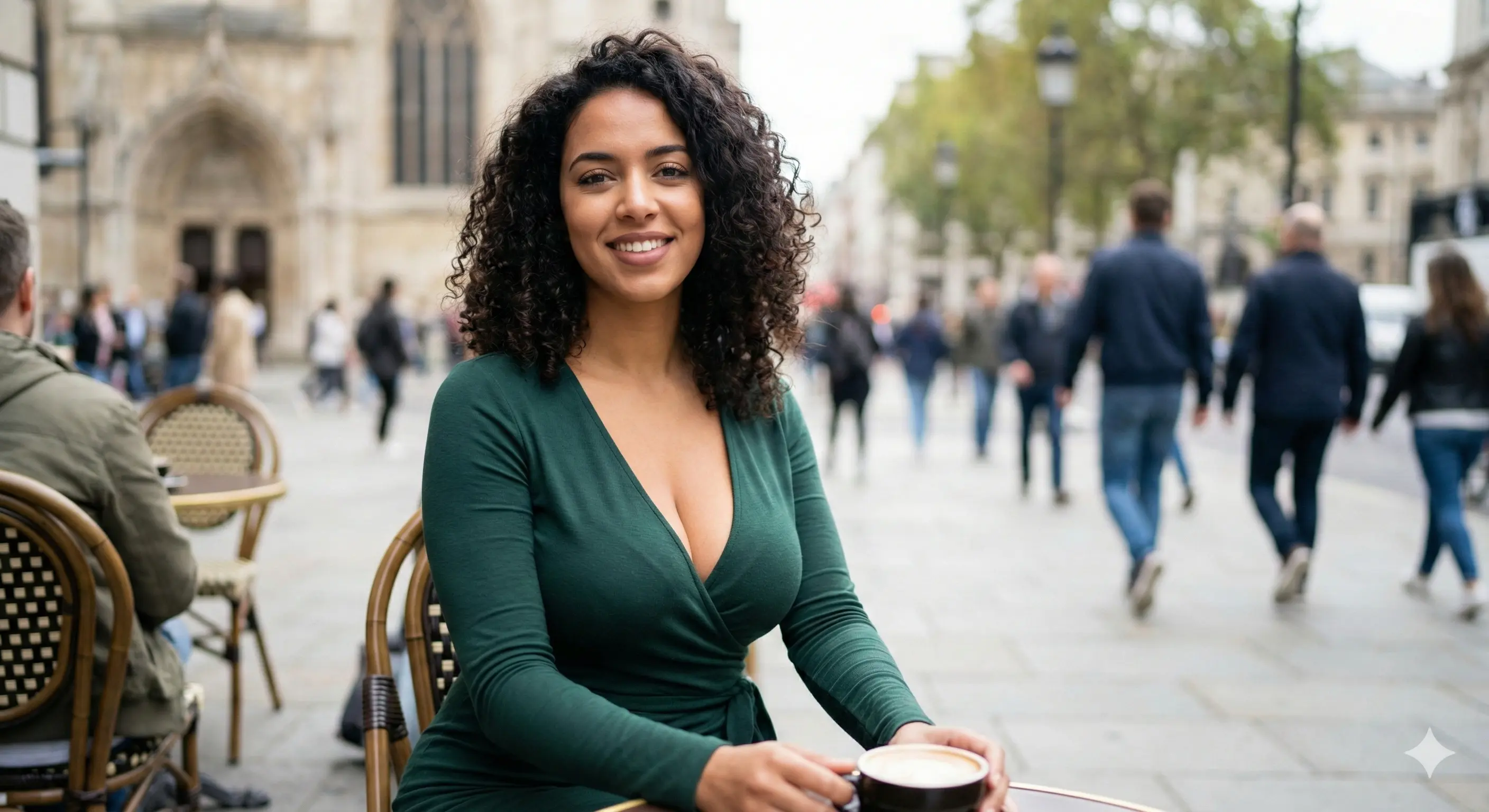 AI model Sarah in bedroom environment preview